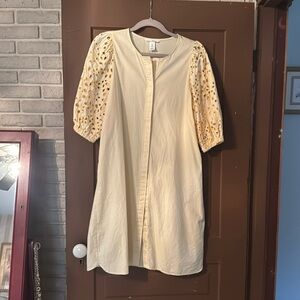 H&M Pale Yellow Dress